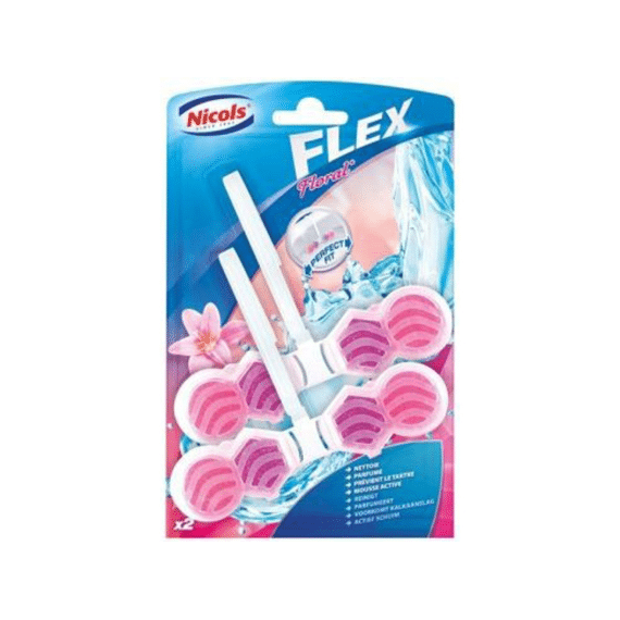 Nicols Wc-reiniger Blok Flex Bloemen 2st