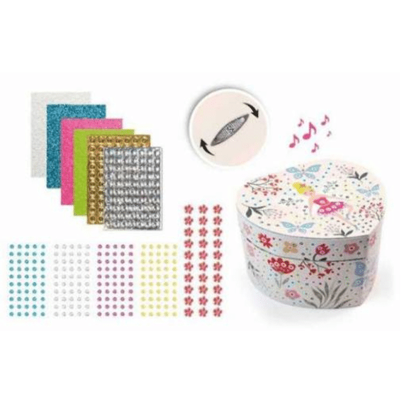 Au Sycomore Stick & Fun - Mozaïek - Sieraden Muziekdoos Hartje