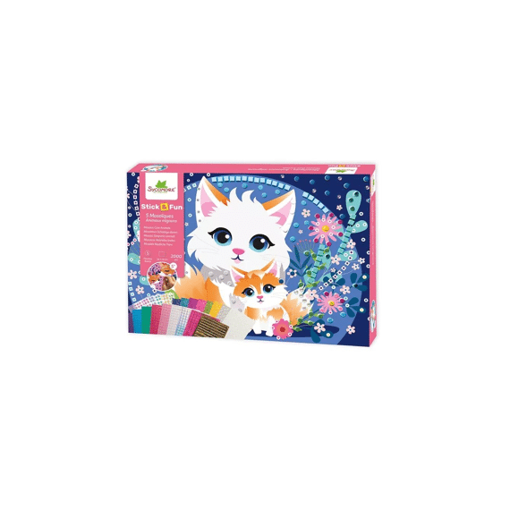 Au Sycomore Stick & Fun - Mozaïek Xl - Schattige Dieren