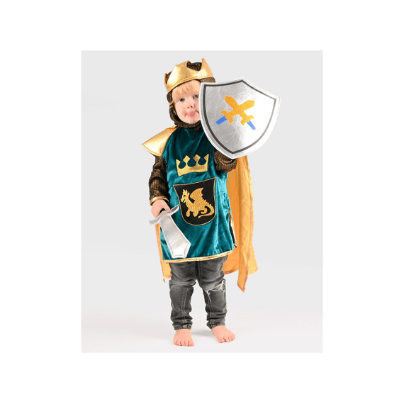 Kinderkostuum Den Goda Fen Ridder Dragon King Maat 122-128 6-8 Jaar
