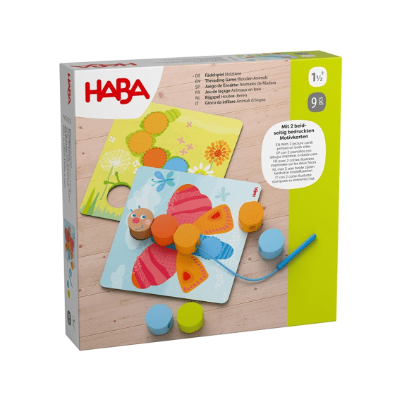 Haba Rijgspel Houten Dieren
