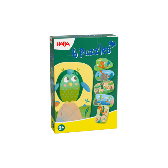 Haba 6 Eerste Puzzels - Bosdieren