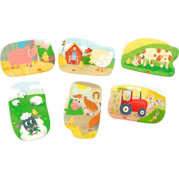 Haba 6 Eerste Puzzels - Boerderij