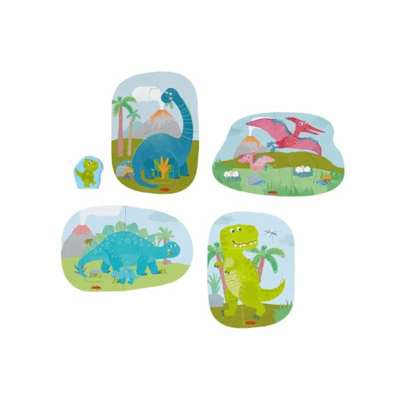 Haba 4 Eerste Puzzels - Dinos