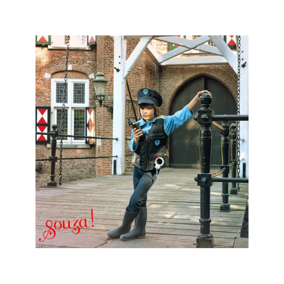 Souza Kostuum Politieagent Set 4-7 Jaar 104-122 Cm