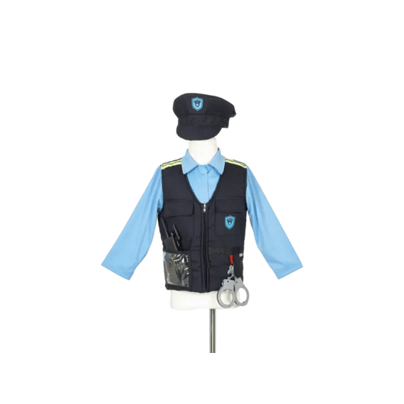 Souza Kostuum Politieagent Set 4-7 Jaar 104-122 Cm