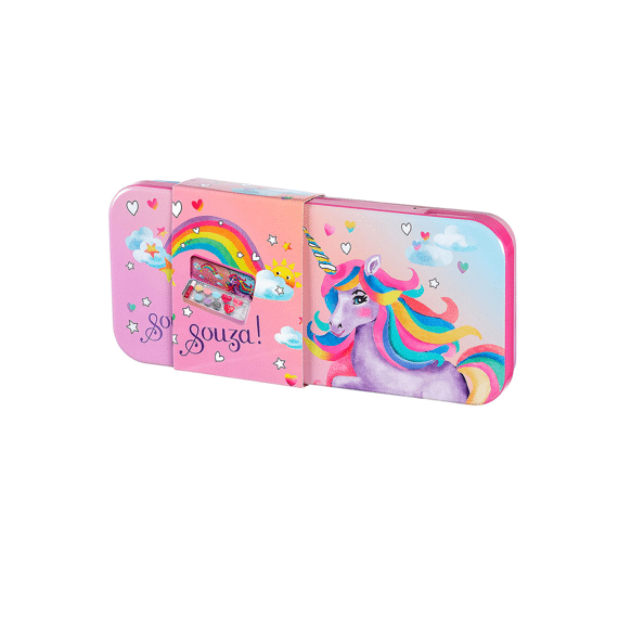 Souza Beauty Set Unicorn - Oogschaduw & Lipgloss Roze Blauw Paars