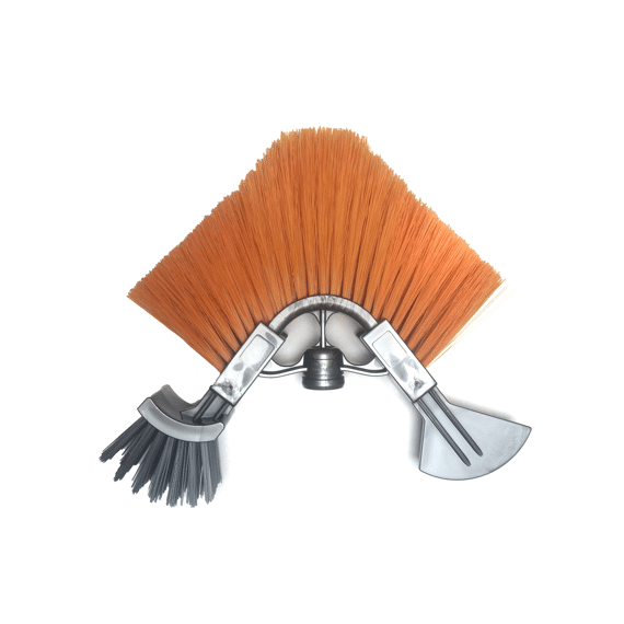 Hoekborstel Compleet Met Goot-borstel En Krabber