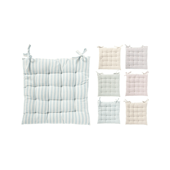 Stoelkussen Vierkant 40cm Per Stuk - Assortiment Van 6 Kleuren