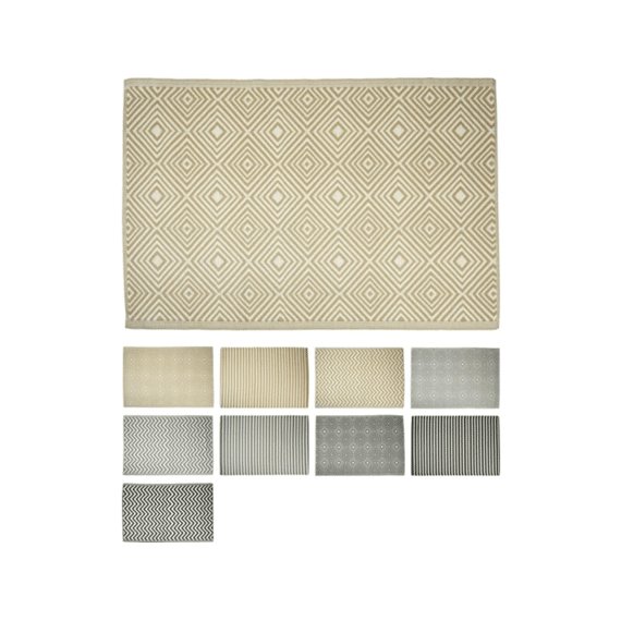 Vloerkleed 180x120cm Per Stuk - Assortiment Van 9 Kleuren