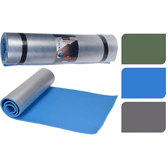 Campingmat Xpe 180x60cm Dikte 1cm Per Stuk - Assortiment Van 3 Kleuren