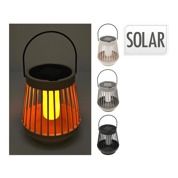 Solar Lantaarn Led 13x15cm Per Stuk - Assortiment Van 3 Kleuren