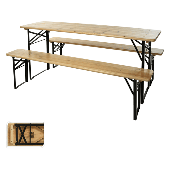 Tuintafel En Banken Opvouwbaar