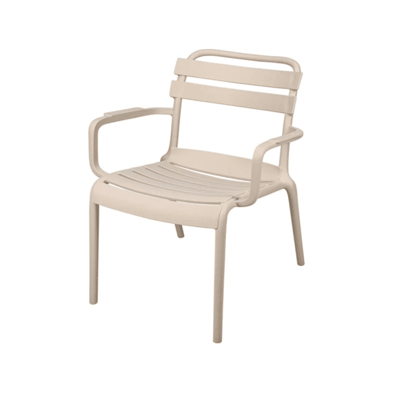 Stapelstoel Kunststof Warm Grey