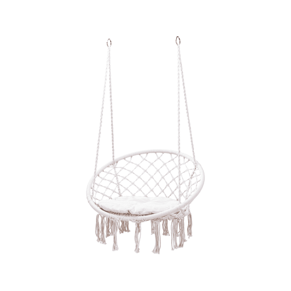 Hangstoel Rond 80cm Ecru