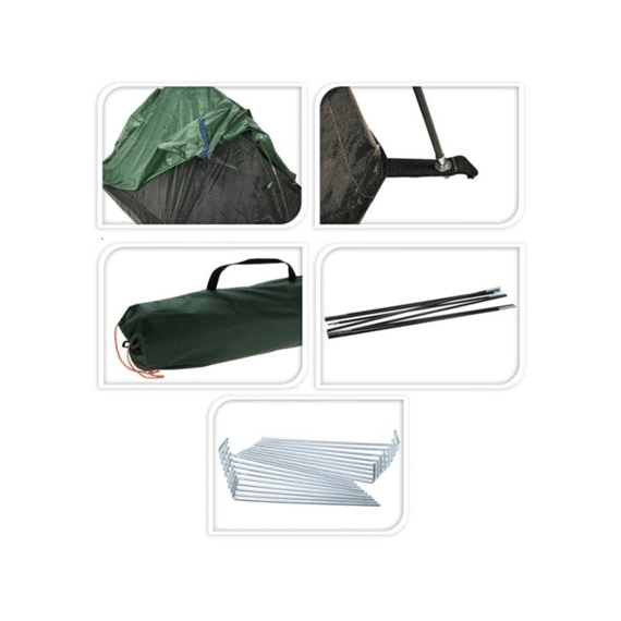 Tent 160x270cm H110cm Groen