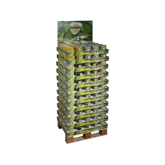 Citronella Kaars In Eco Pot Assortiment 