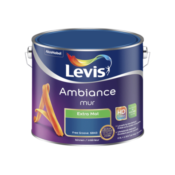 Levis  Ambiance Mur Extra Mat Free Groove 2.5l (coty26)?