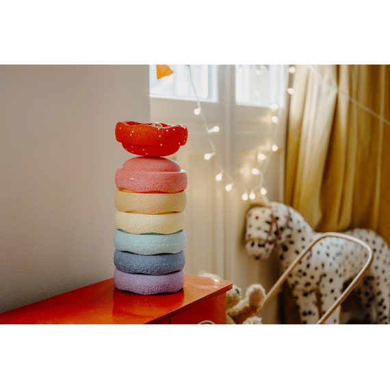 Stapelstein Christmas Collection Blush Special Original Mini Rainbow Pastel