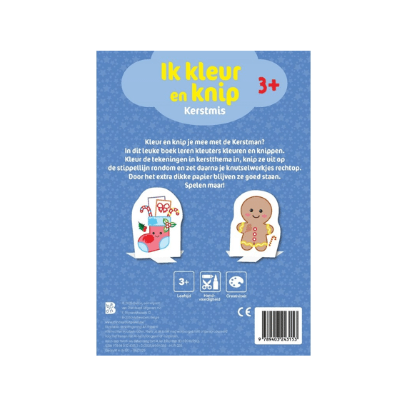 Ik Kleur En Knip: Kerstmis