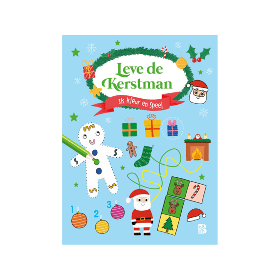 Kerstmis: Leve De Kerstmans Ik Kleur En Speel