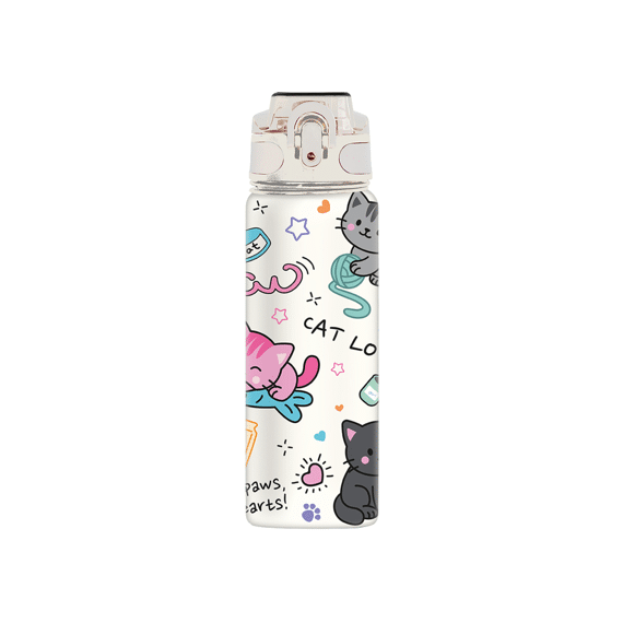 Itotal Tritan Drinkfles 750ml Cat