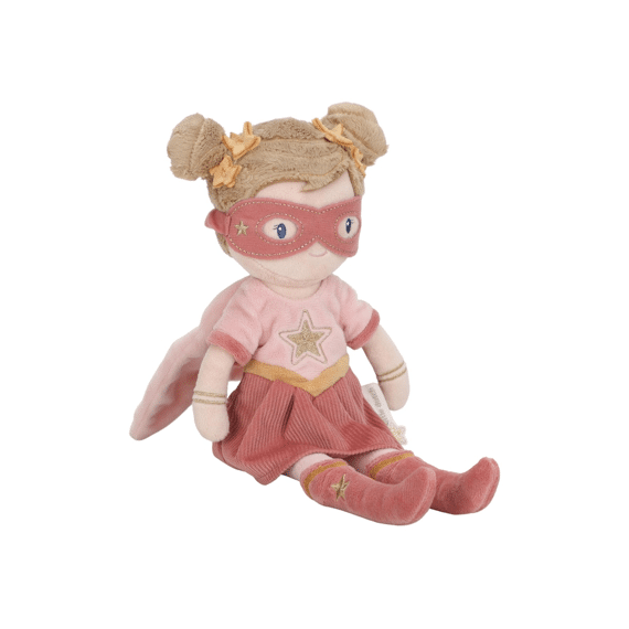 Little Dutch Knuffelpop Superhero Rose 35cm