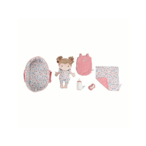 Little Dutch Babypop Rosa In Mandje