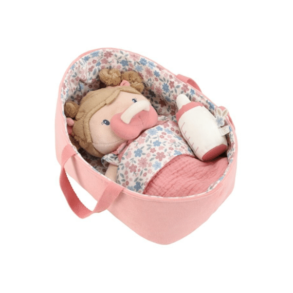 Little Dutch Babypop Rosa In Mandje