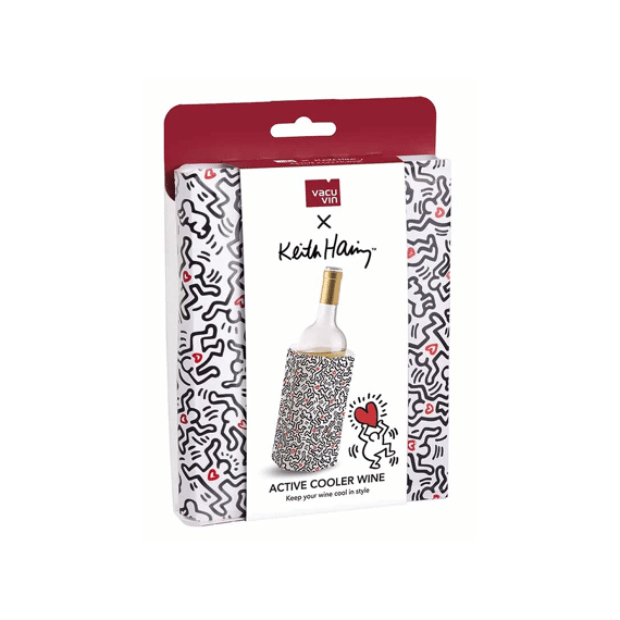 VacuVin Active Cooler Wijnkoeler Keith Haring Sleeve