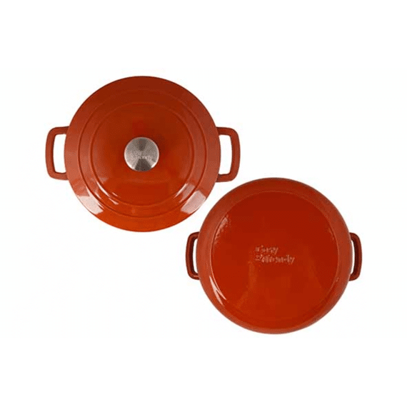 Fontestic Kookpot Roest D28xh13cm Gietijzer Met Deksel