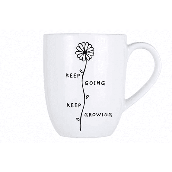 Cosy Mug 53cl Keep Going - Keep Growing D9,8xh11,9cm