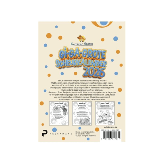 Gigagrote Scheurkalender 2026