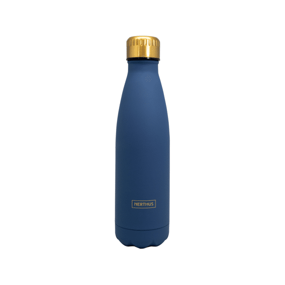 Vin Bouquet Drinkfles Vacuum 500ml Navy Gold