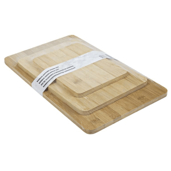 Snijplank Bamboe Set van 3  20x15/28,5x20/38x23,5cm