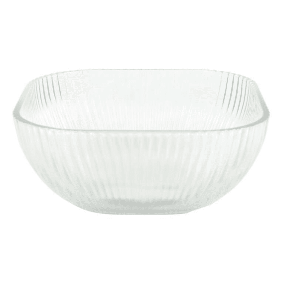 Schaaltje Lines Glas 11,7x11,7x5,3cm