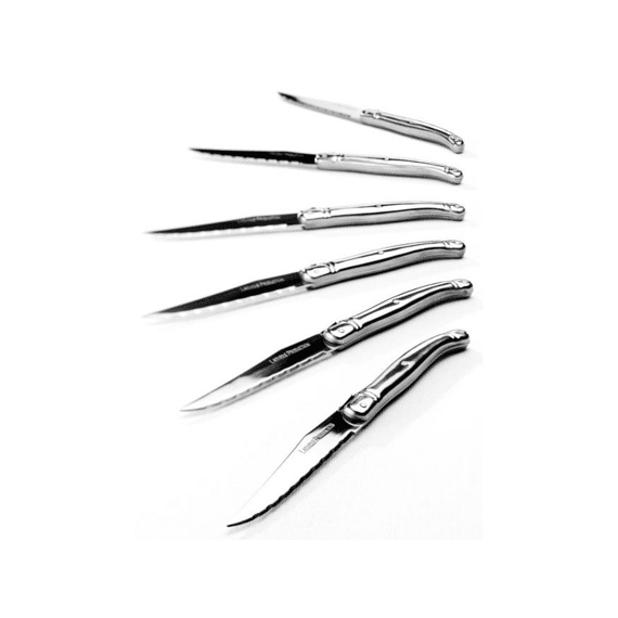 Tarrerias-bonjean Steakmessen Laguiole Metal Set/6