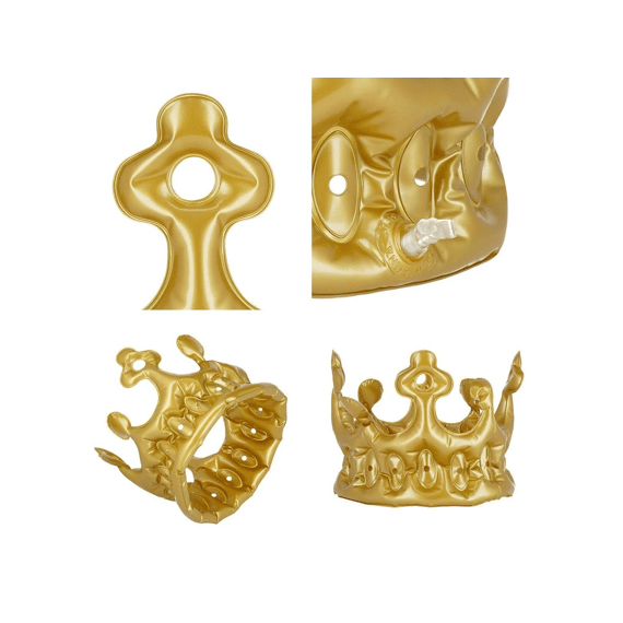 Legami Opblaasbare Verjaardagskroon Goud Party Queen