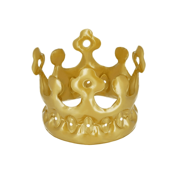 Legami Opblaasbare Verjaardagskroon Goud Party Queen