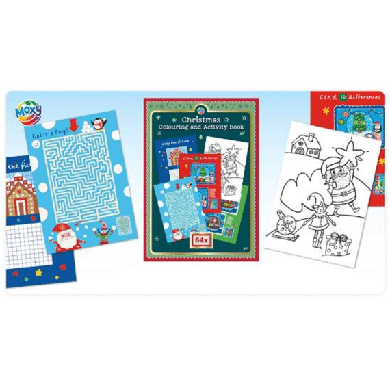 X-mas Kleur- En Spelletjesboek