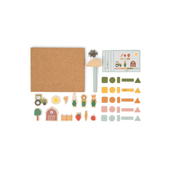 Trixie Toys Houten Hamertje Tik Spel Boerderij