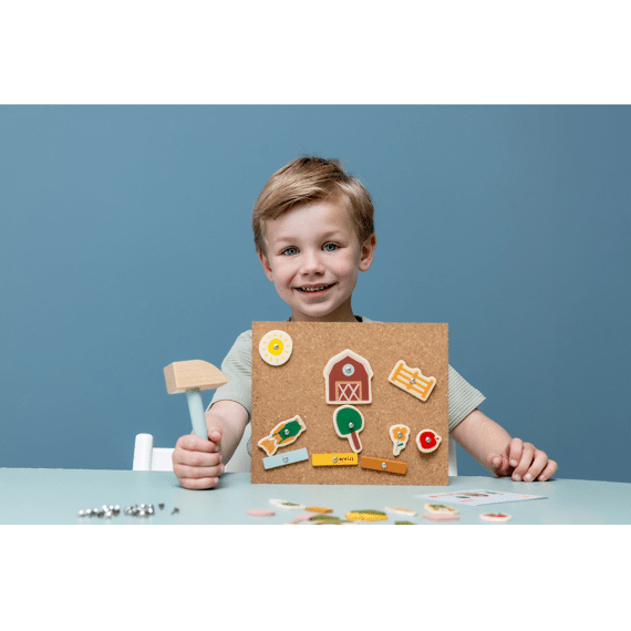 Trixie Toys Houten Hamertje Tik Spel Boerderij