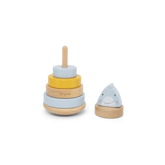 Trixie Toys Houten Stapeltoren Mr Shark