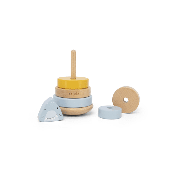 Trixie Toys Houten Stapeltoren Mr Shark