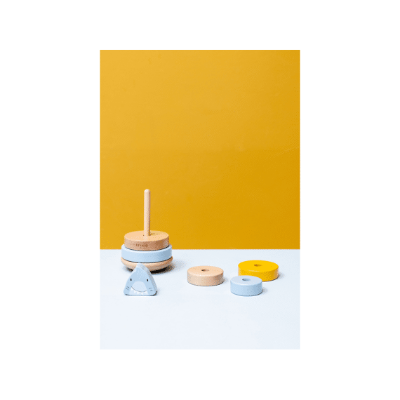 Trixie Toys Houten Stapeltoren Mr Shark