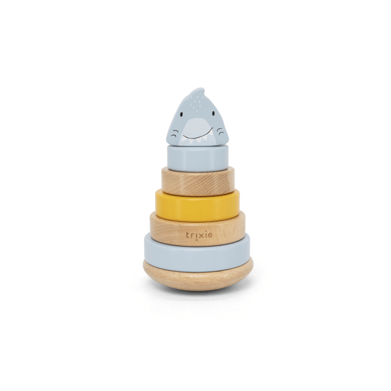 Trixie Toys Houten Stapeltoren Mr Shark