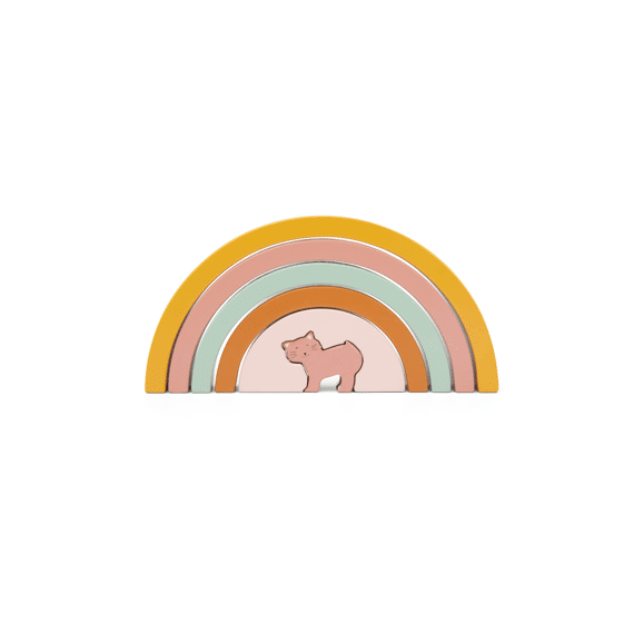 Trixie Toys Houten Stapelregenboog Mrs Cat