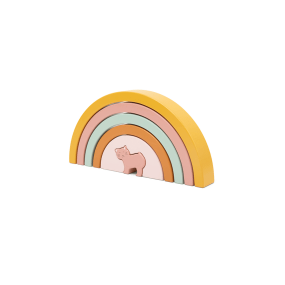 Trixie Toys Houten Stapelregenboog Mrs Cat