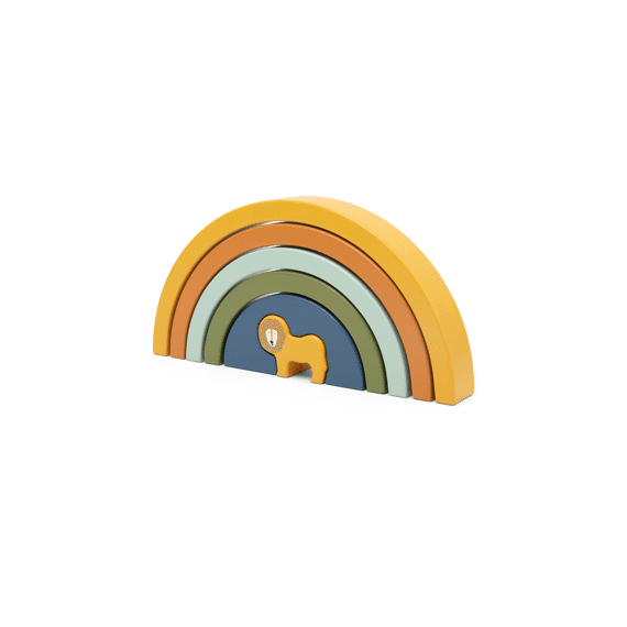 Trixie Toys Houten Stapelregenboog Mr Lion