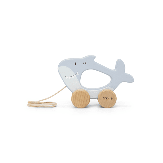 Trixie Toys Houten Trekspeeltje Mr Shark
